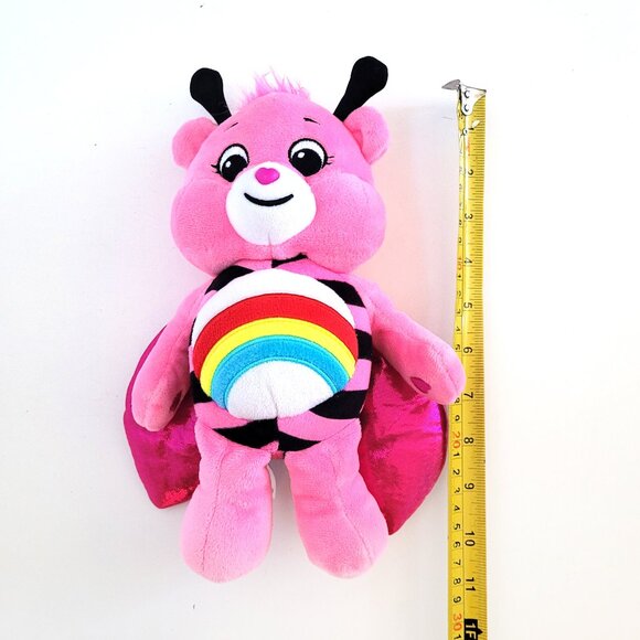 Care Bear Lady Bug Cheer Bear Fun Size Bean Plush Plush - GUC - Picture 5 of 6